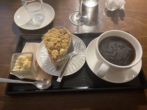 The left item was free. I spent quite a lot...  at Snack Room - 스낵룸 in Seoul