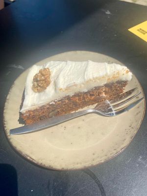 Carrot cake at Meneer Nilsson in Goes