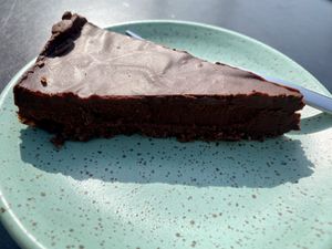 Chocolate mousse cake  at Meneer Nilsson in Goes