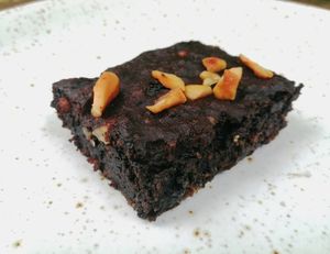 Rice Berry Fudgy Brownie at Nini's Homemade Vegan in Chiang Mai