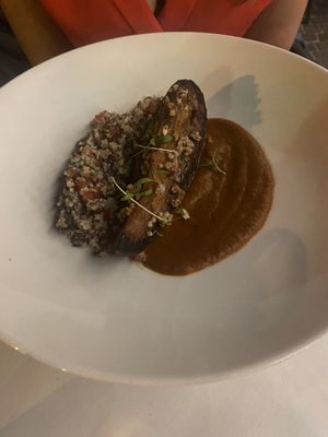 Braised Aubergine   at Commando in Mellieha
