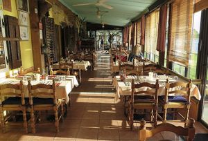 inside  at Prego in Portoroz