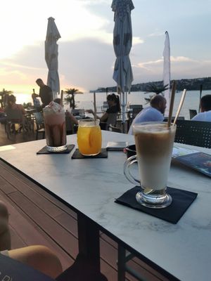 Eiskaffee vegan möglich at Takamaka in Piran