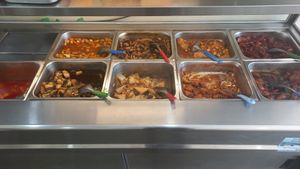 All vegan the day I went except one mock meat containing milk. at Pearl Kitchen 珍珠素厨 in Penang