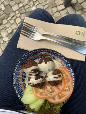 Falafel Bowl   at Lama Lo in Lisbon
