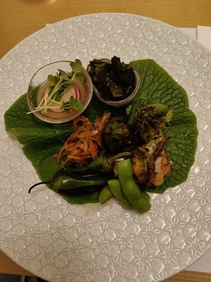 Appetizer at Yamato in Prague