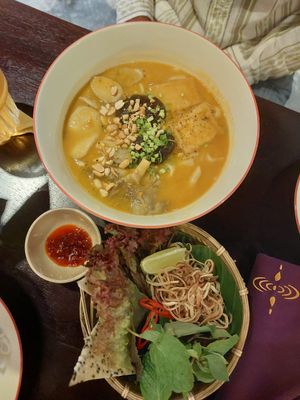 Mi Quang #Veganuary at Shamballa Vegetarian Bistro HoiAn in Hoi An