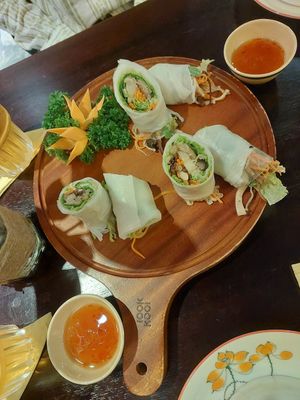 Pho Rolls #Veganuary at Shamballa Vegetarian Bistro HoiAn in Hoi An