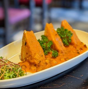 Tomato Tofu at Shamballa Vegetarian Bistro HoiAn in Hoi An