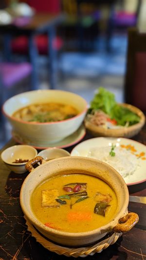 Banana Curry, Bún Huế at Shamballa Vegetarian Bistro HoiAn in Hoi An