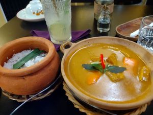 Red curry was just ok at Shamballa Vegetarian Bistro HoiAn in Hoi An
