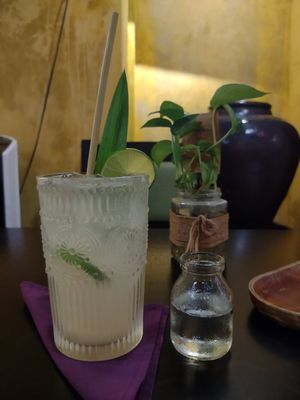 Homemade Ginger ale at Shamballa Vegetarian Bistro HoiAn in Hoi An