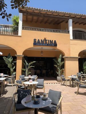 Terrace  at Santina Harbour Club in Mallorca