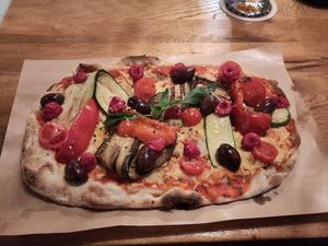 Vegan Pinsa at Daintree Pinsa Bar in Munich