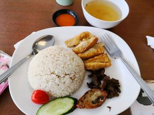 Today special G饭 Sgd 4.00 at Vegetarian Villas 素雅轩 in West Singapore