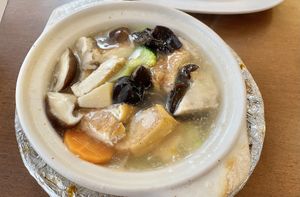 Claypot Tofu at Vegetarian Villas 素雅轩 in West Singapore