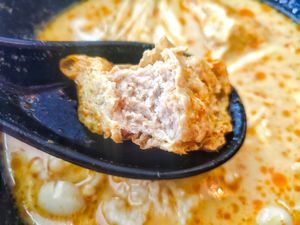 Texture of Yong Tau Foo item at Vegetarian Villas 素雅轩 in West Singapore