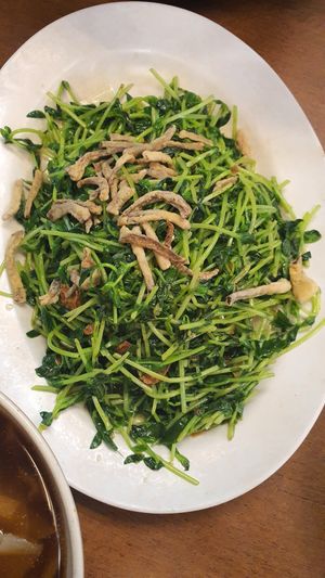 咸鱼豆苗 at Vegetarian Villas 素雅轩 in West Singapore