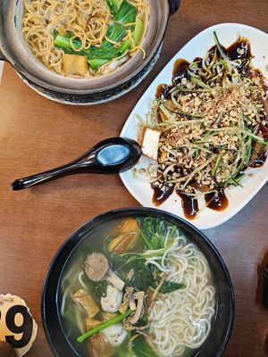 Ramen Soup, Rojak & Claypot Noodle. at Vegetarian Villas 素雅轩 in West Singapore