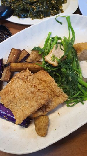 Yong Tau Fu. at Vegetarian Villas 素雅轩 in West Singapore