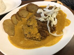 Curry cutlet at Vegetarian Villas 素雅轩 in West Singapore