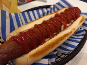 Hotdog at Love A Slice in Beckenham