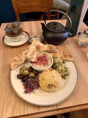 Mezze-Teller (vegan) at Acero - Eiscafé und Bistro in Basel