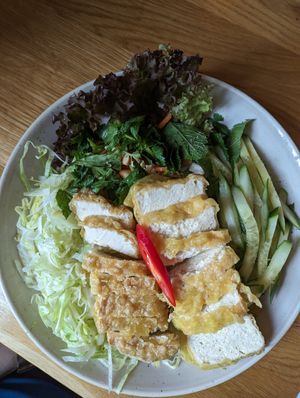 Noodles with vegetables and tofu at Comai - East in Frankfurt