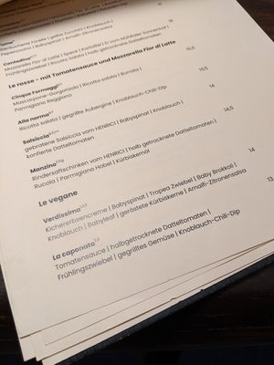 2 vegan pizzas in the menu at Zampano Pizza & Pasta in Frankfurt