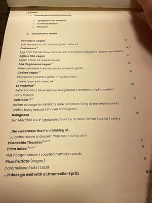 Menu   at Zampano Pizza & Pasta in Frankfurt