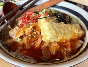 Vegan ramen   at AMORE in Chicago