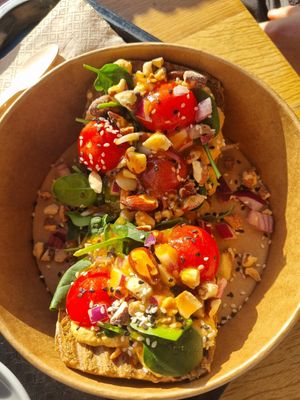 Harissa toast at Eeetwell in Gzira