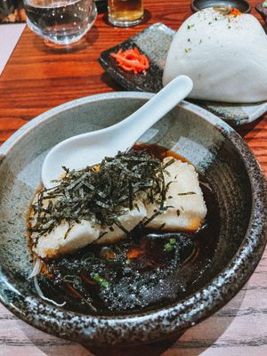 Agadeshi tofu  at KIBOU Japanese Kitchen & Bar in Solihull