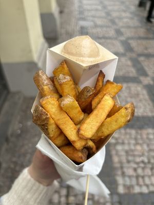   at FÆNCY FRIES in Prague