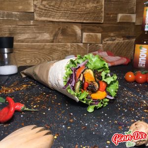 Gönn Dir veganen Gemüse Wrap!
Salat, Rotkraut, Tomate, Zwiebel, Rucola und ein Mix aus frischem Gemüse belegt im hausgemachten veganen Wrap dazu eine hausgemachte Soße Deiner Wahl at Gönn Dir Bio in Weinsberg