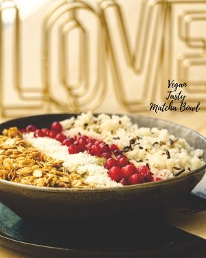 Vegan Matcha Bowl   at Manuto Café in Tuttlingen