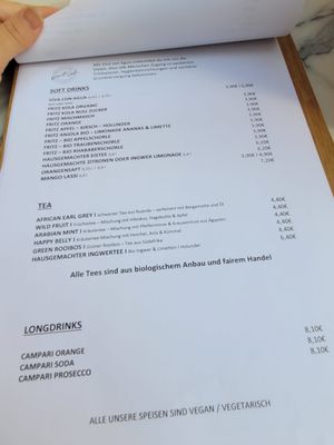 Drinks   at Manuto Café in Tuttlingen