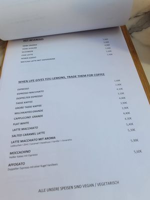 Drinks   at Manuto Café in Tuttlingen