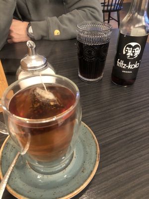 Chai and coke   at Manuto Café in Tuttlingen