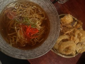 Vegetable tempura ramen  at Kohoku-Ku in New York City