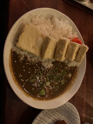 Crispy tofu curry  at Kohoku-Ku in New York City