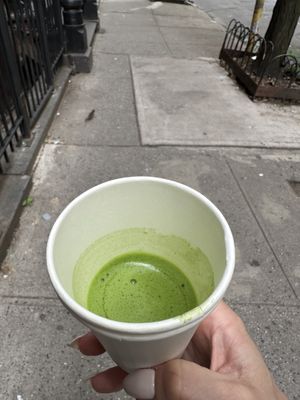 $6.50 matcha shot - overpriced!  at Bird & Branch in New York City