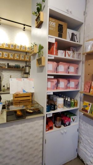 inside roasted coffee at Bird & Branch in New York City