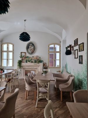 Interior II at Bojtorina Vegan Kitchen in Sopron