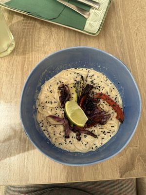 Thai bowl  at Bojtorina Vegan Kitchen in Sopron