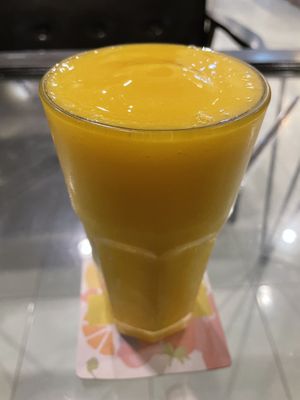 Mango smoothie, 60 baht  at Heaven Burger in Chiang Rai