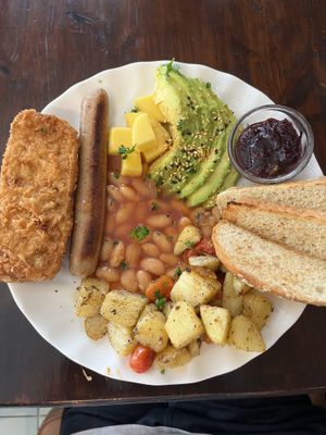 Vegan breakfast  #Veganuary at Heaven Burger in Chiang Rai