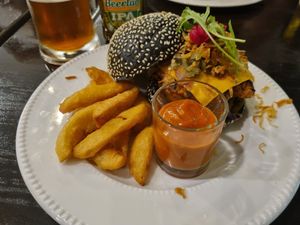 LOOK AT THE DELICIOUSNESS at Heaven Burger in Chiang Rai