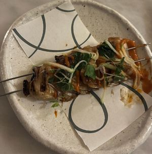 harissa celeriac  at Tendril in London