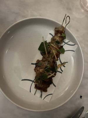 Grilled celeriac #Veganuary at Tendril in London